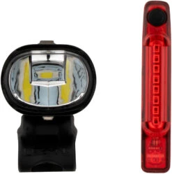 Lezyne Hecto 40 Frontlicht + Stick Rücklicht Beleuchtungsset Mit StVZO -Bike Verkauf 405115