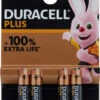 Duracell Alkalibatterie AAA LR03 Plus - 4 Stück -Bike Verkauf 489719